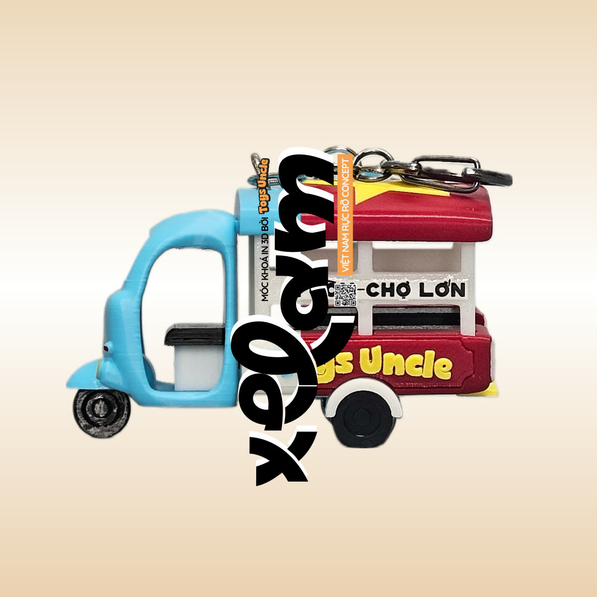 Móc khóa Xe lam Sài Gòn Chợ Lớn, Toys&nbsp;Uncle