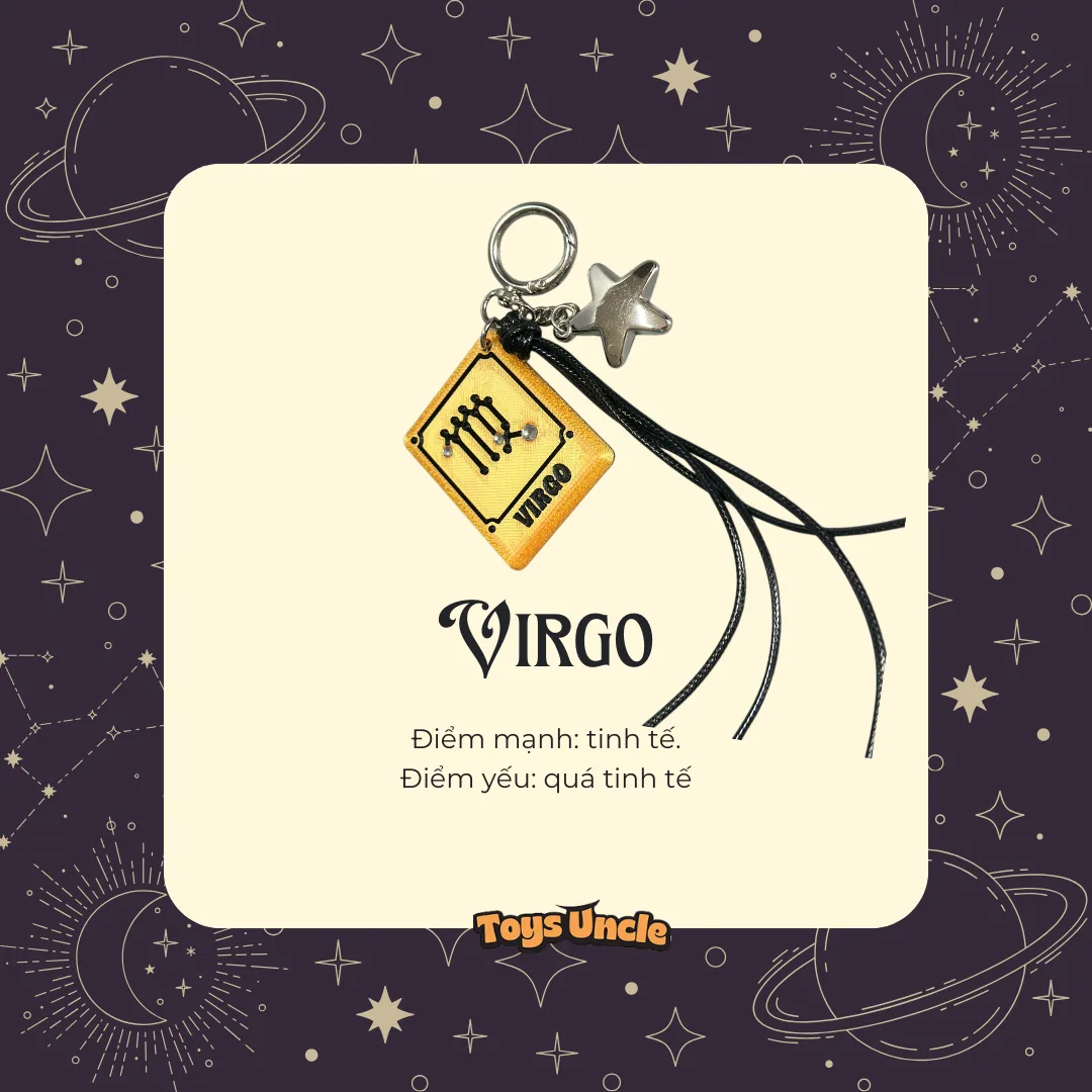 Virgo zodiac keychain, 3D printed by Toys&nbsp;Uncle